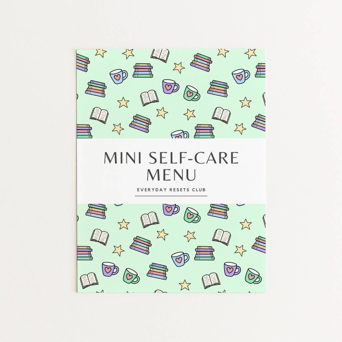 The Mini Self-Care Menu cover page.